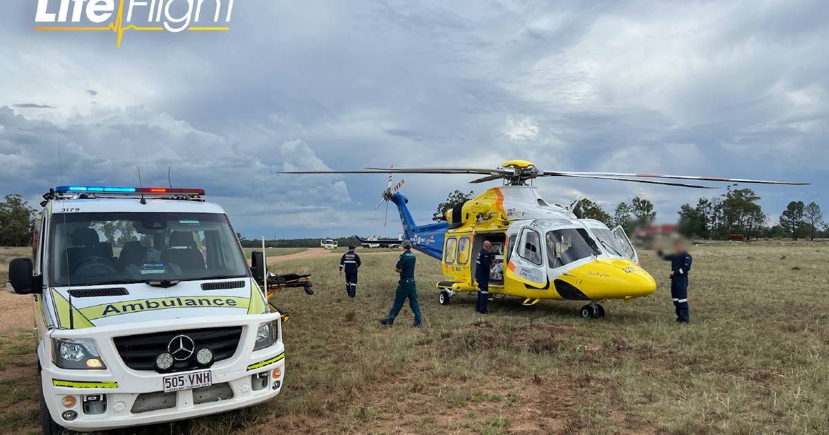 Lifeflight airlifts Roma man trapped under truck | Queensland Country Life