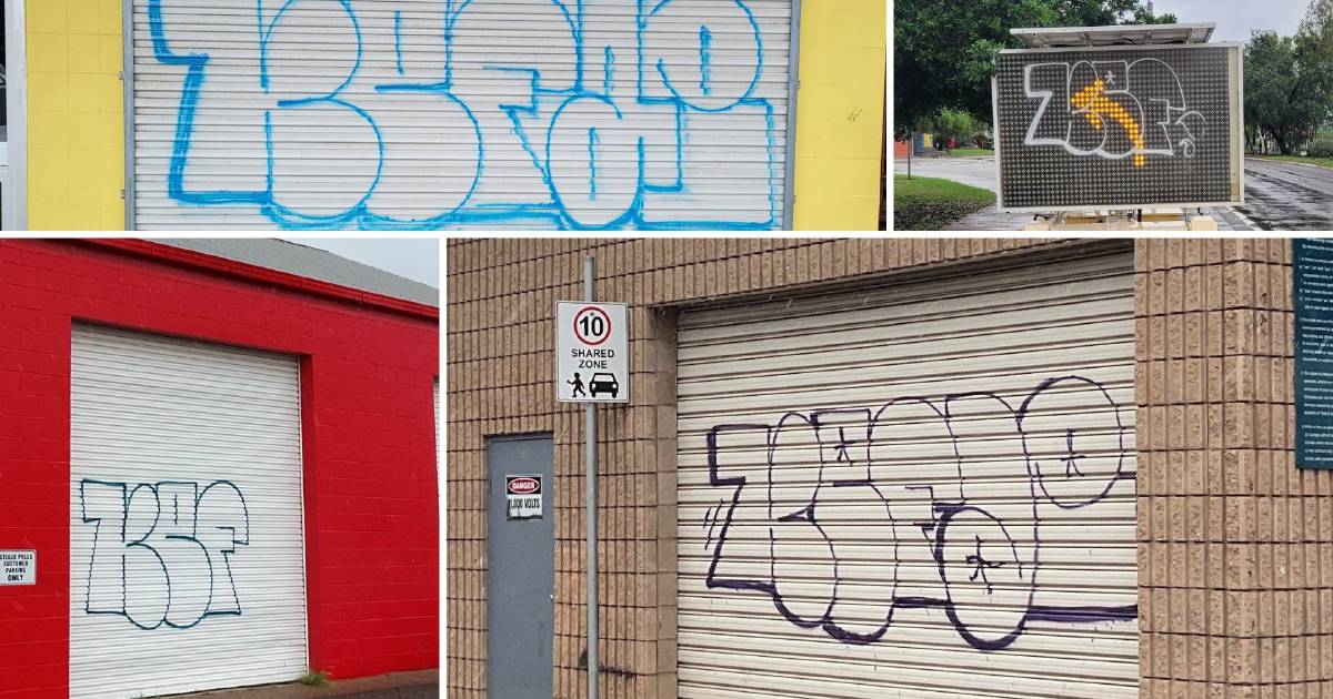 Man charged over alleged graffiti spree in Mount Isa