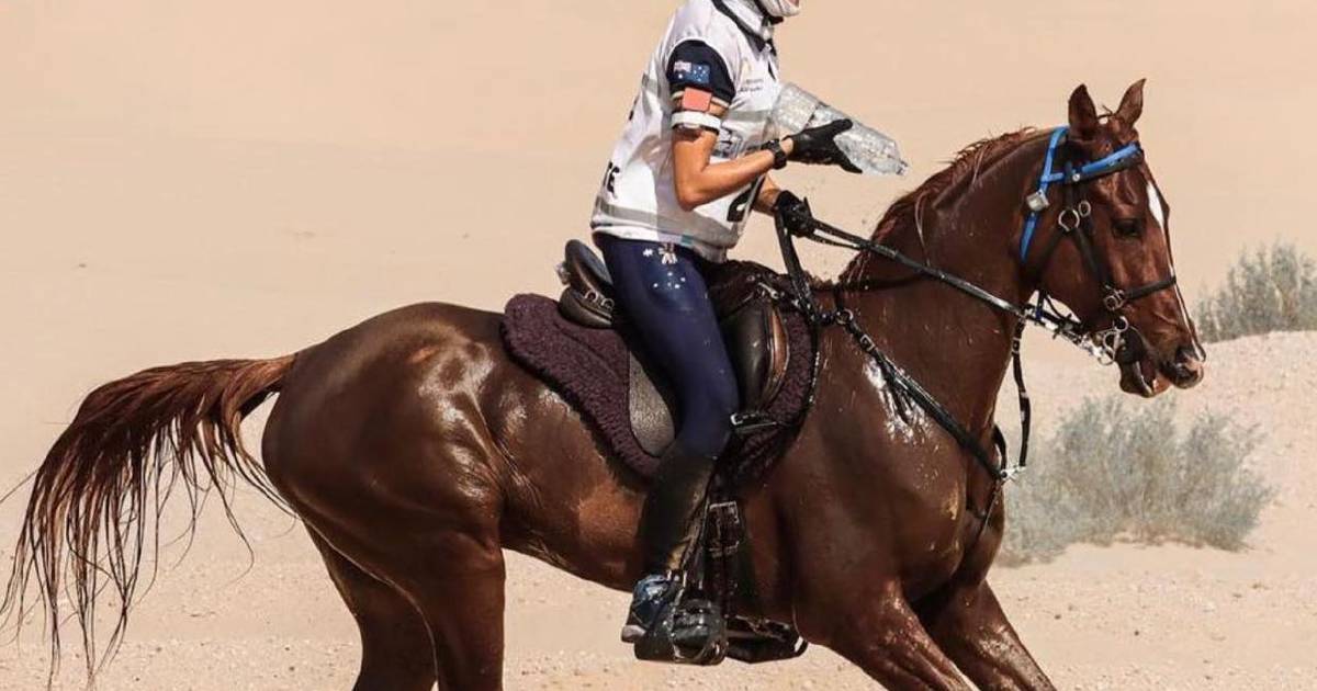 'I hugged his neck and cried into his mane': 160km in the desert for fifth in the world