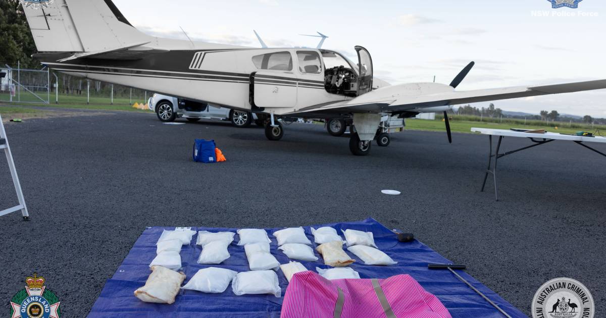 Meth worth $15m seized at Monto airport