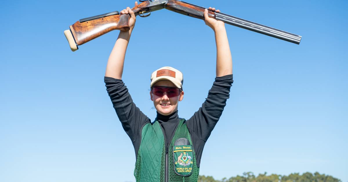 Springsure clay target shooter Bella Woolcock wins three world championships | North Queensland Register