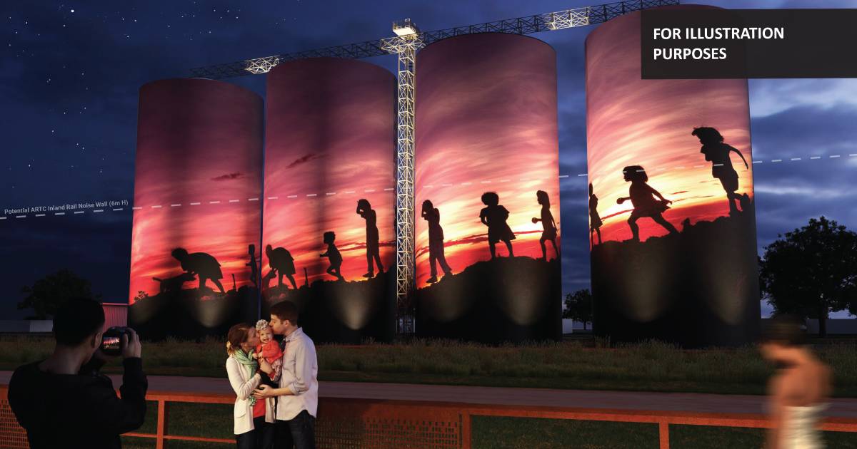 Lockyer silo mural could go ahead despite being obscured by 6m wall