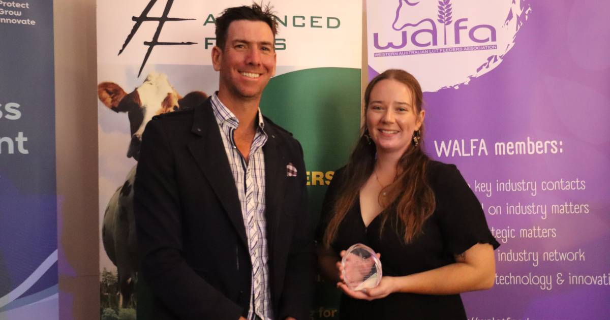 Feedlot ambassador award win for Keeley