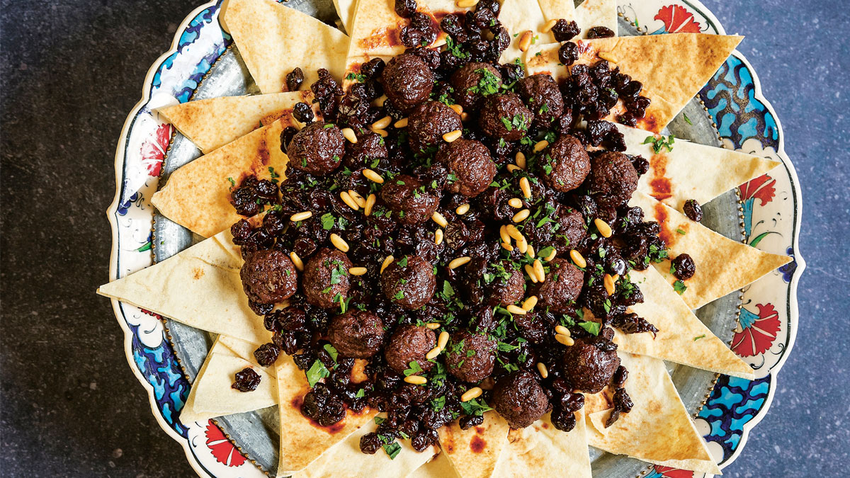 Meatballs with Sour Cherries Recipe from Aleppo