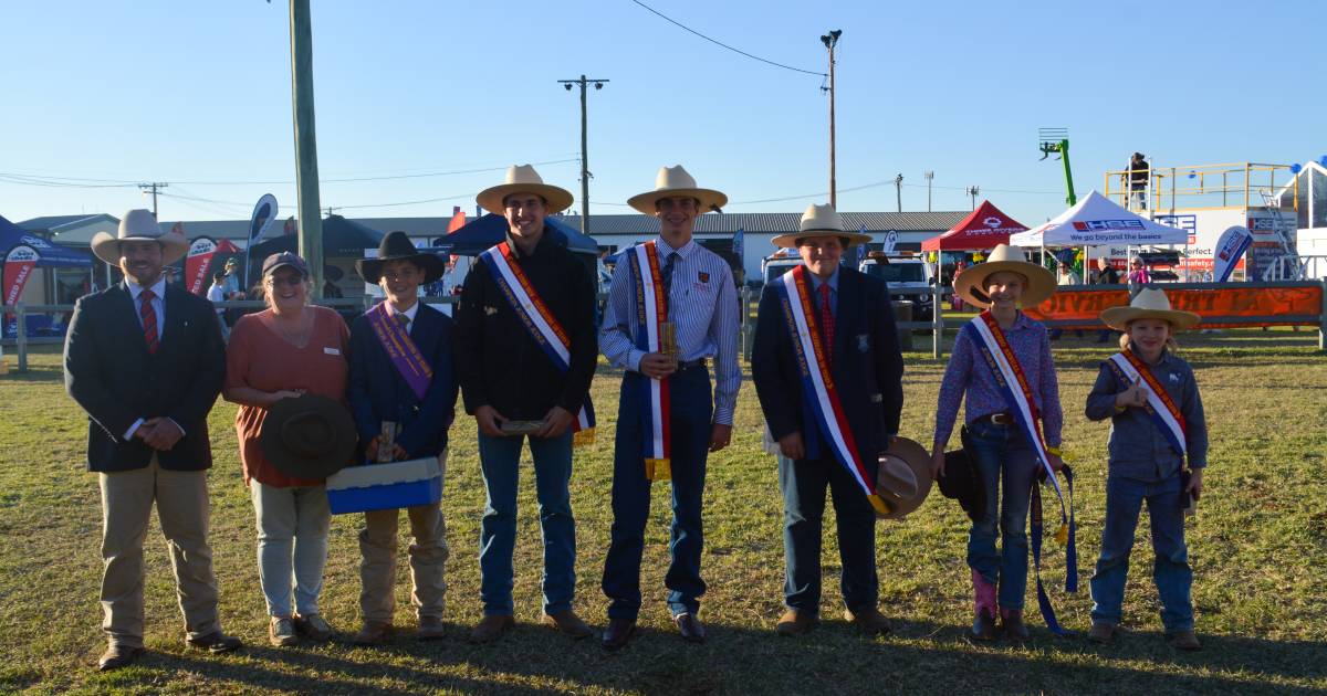 Fierce junior competition in the Dubbo show cattle ring