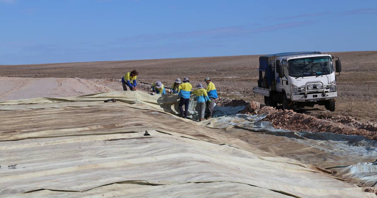 A dam good idea for old CBH grain tarps