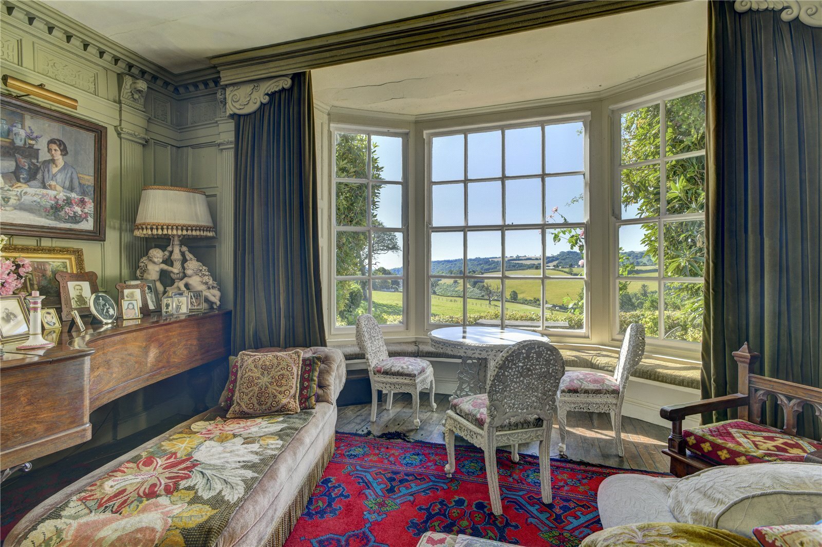 Endless views, period charm and a magical setting at this delightful Devon mansion