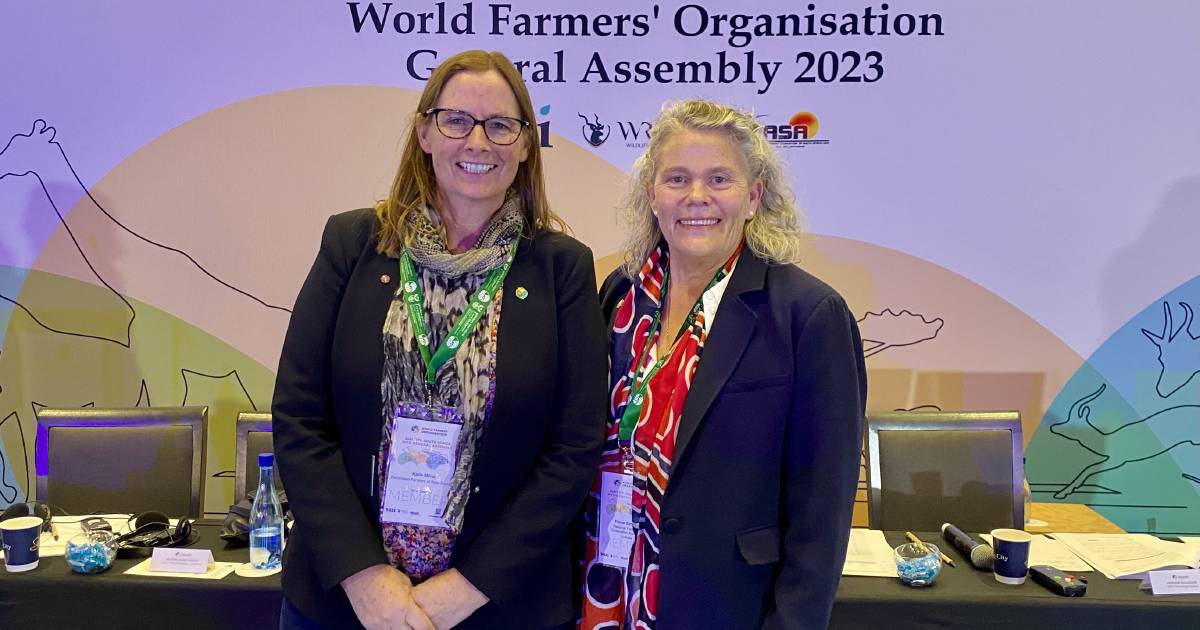 Simson elected to World Farmers' Organisation board