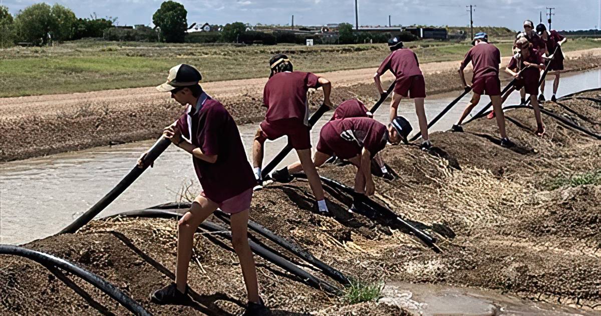 St George school kids swap classrooms for cotton farms