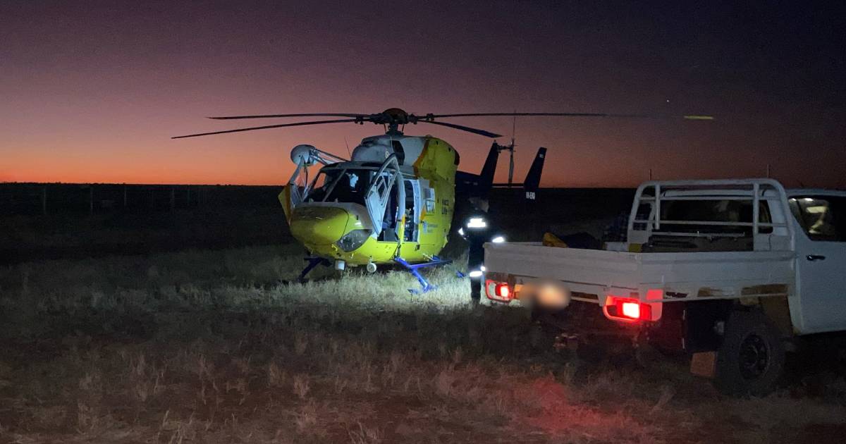 Man airlifted after mustering accident near Camooweal