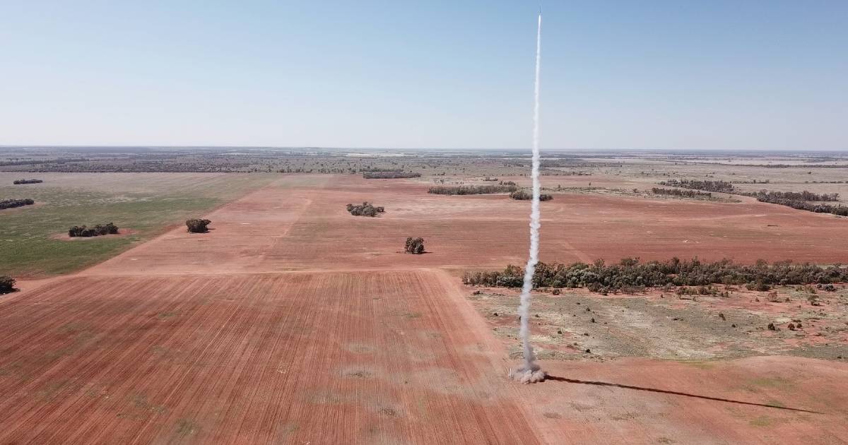 Border town becomes new rocket launch site