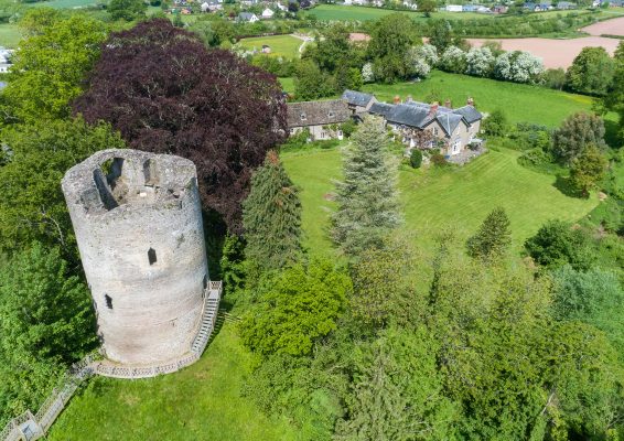 A 13th-century castle for sale, with cottages, barns and a Georgian manor house included in the deal