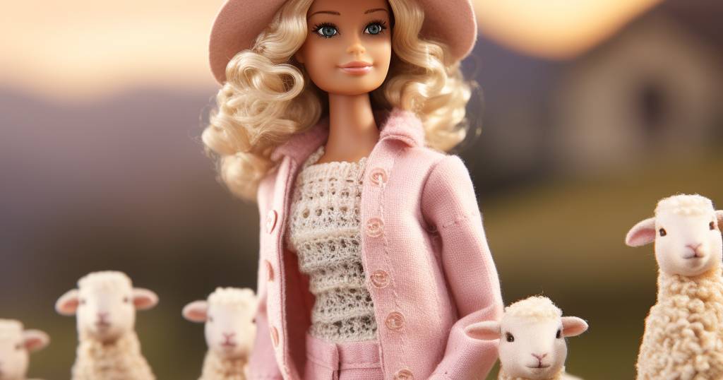 Woolgrower Barbie designed with the help of AI