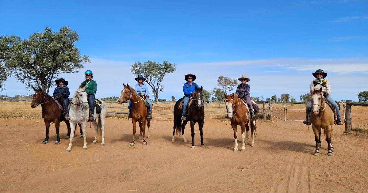 Aramac Sculpture Trail Horse Ride attracts six women for inaugural event | Queensland Country Life