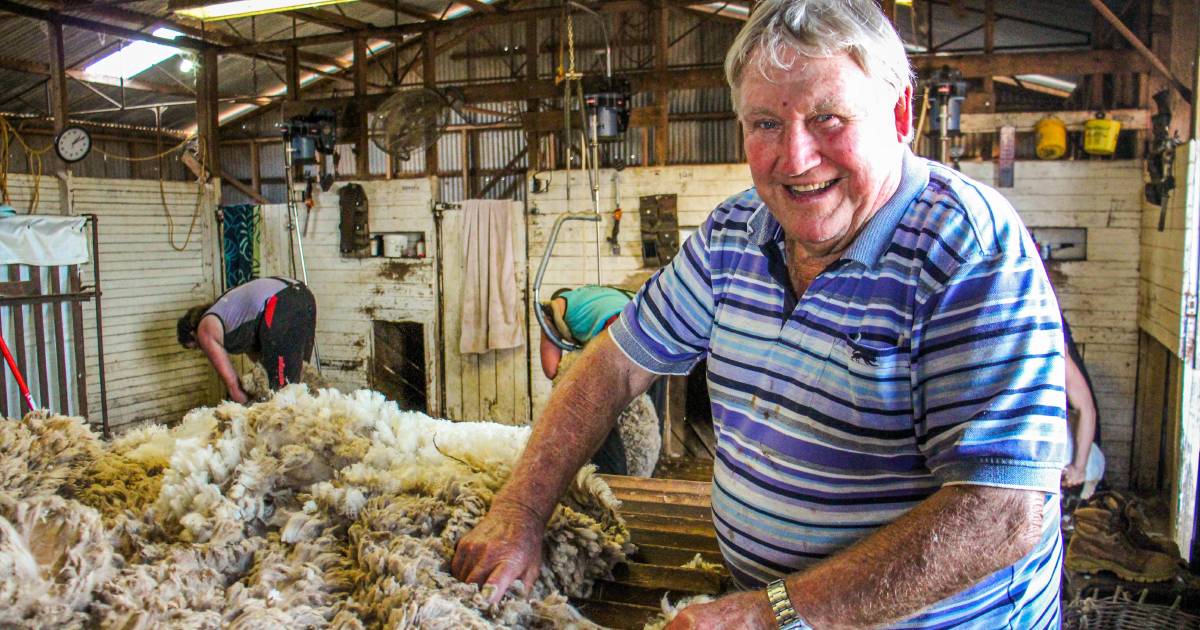 Shearing contractor Peter O'Brien retires