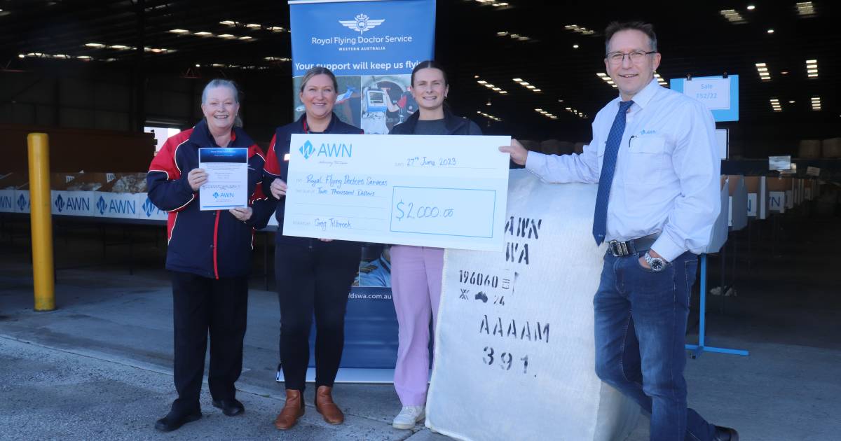 Western Wool Centre bale auctions support the RFDS | Farm Weekly