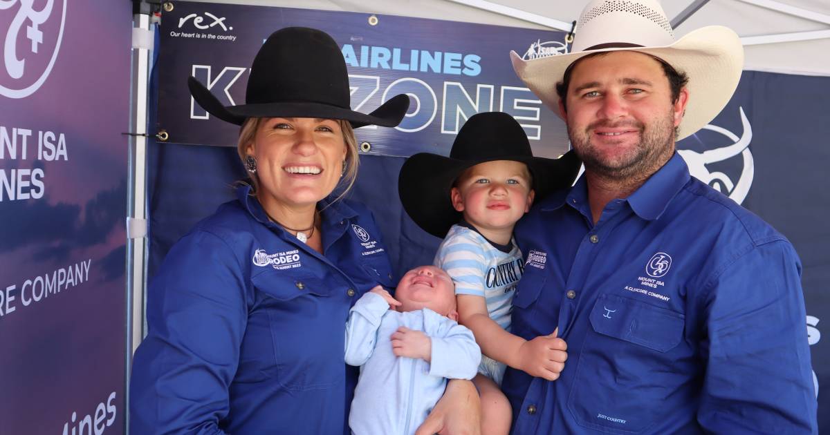 Faces of the Mount Isa Mines Rodeo