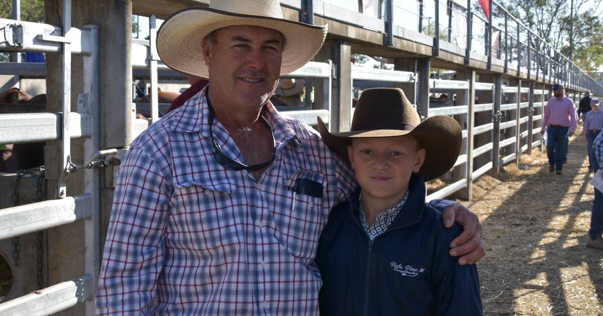 Faces on day two of 2023 Droughtmaster National bull sale