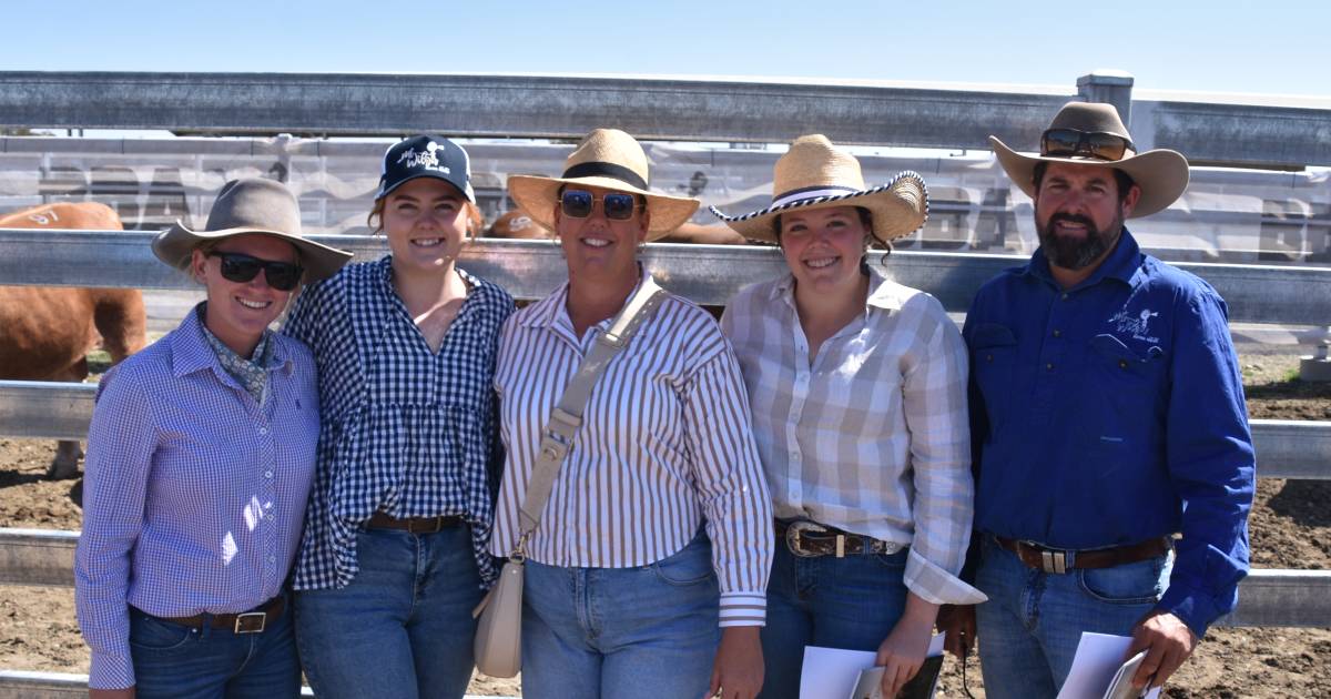 Faces in the crowd at the inaugural on-property Donaldson Family Sale