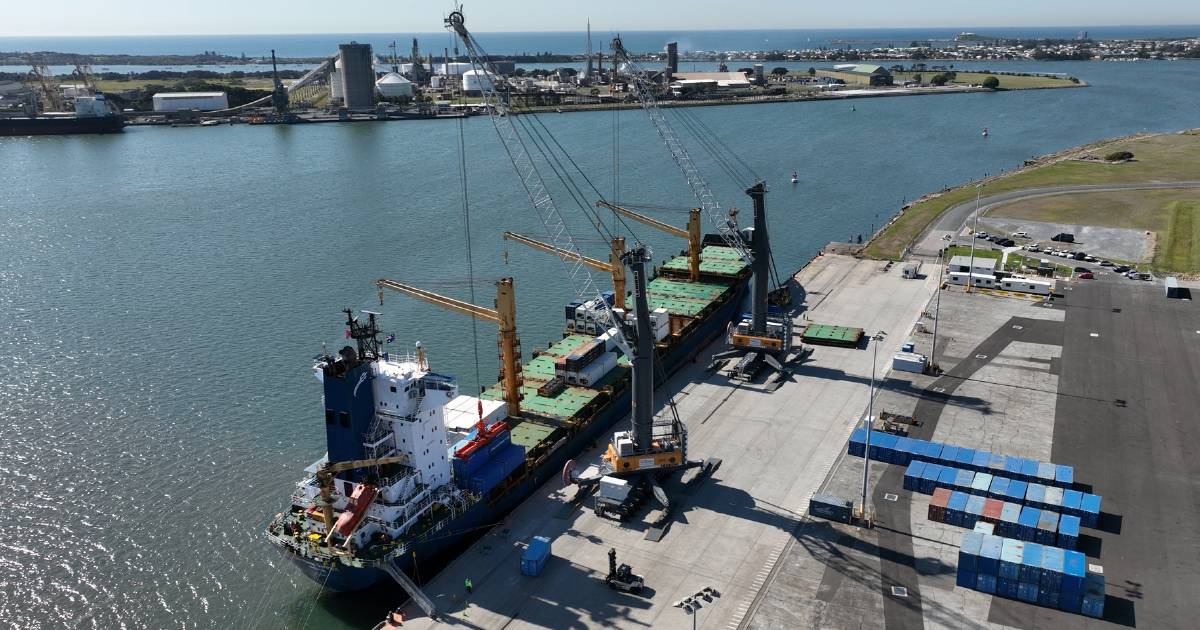 New regular Port of Newcastle container service opened | The Land