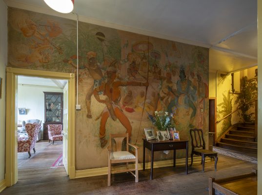 A ‘country house in London’ for sale in Hampstead, complete with quirky murals