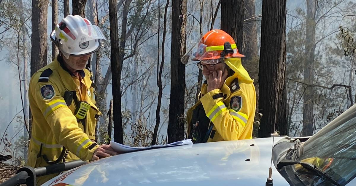 View from the frontlines of Coolagolite fire