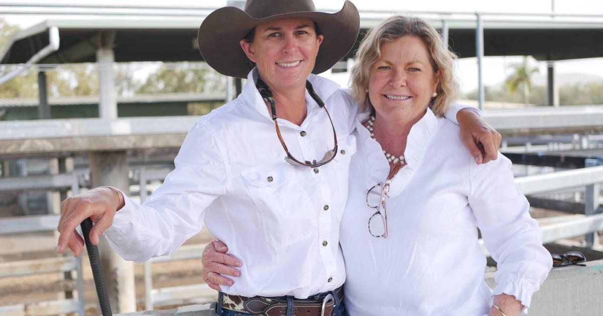 Faces in the yards awaiting the action on day two of Brahman Week