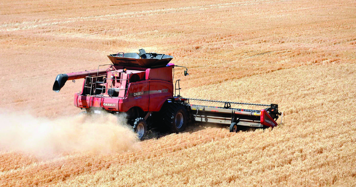 Harvest earlier for many this season