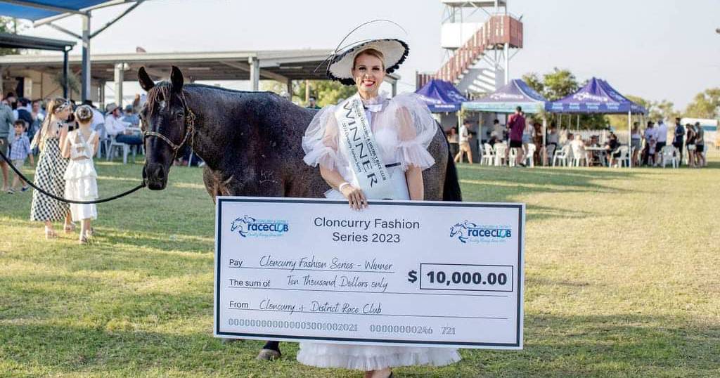 Mount Isa fashionista Renee Moore claims $10,000 Cloncurry Fashions title