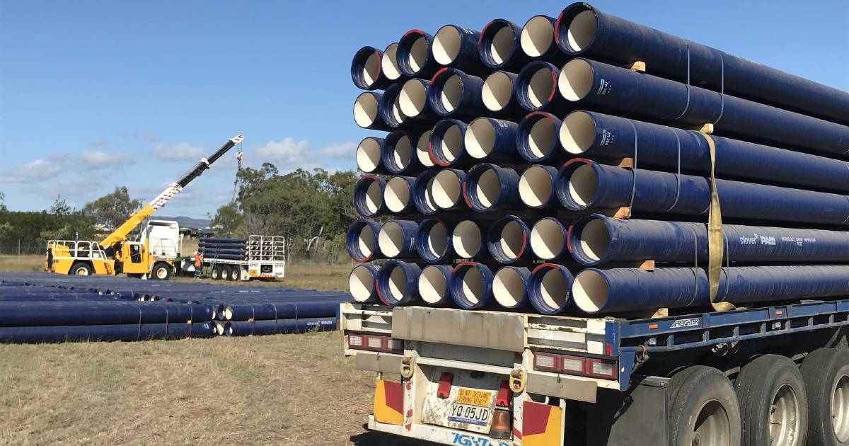 Mount Morgan pipeline construction under way after decades of water insecurity