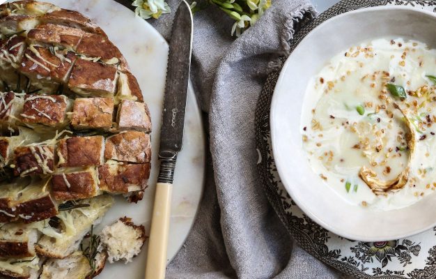 How to make three-cheese sourdough bread and a perfect winter-warmer soup to go with it