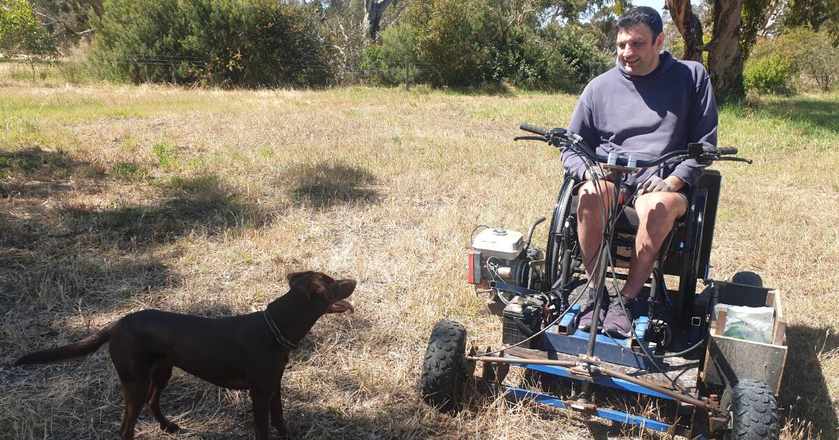 Tom Carr turns idea into reality with buggy for wheelchair users