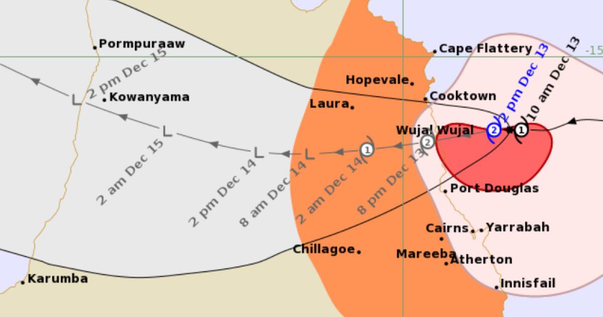 Tropical Cyclone Jasper intensifies as it nears landfall