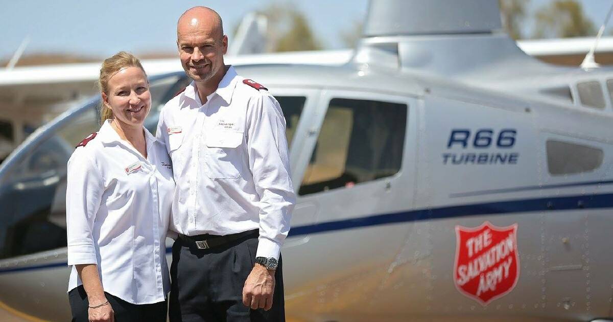 The flying chaplains say 'farewell, Mount Isa'