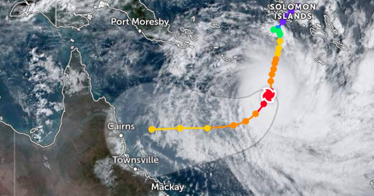 Queensland-bound Jasper strengthens to category 4 monster storm