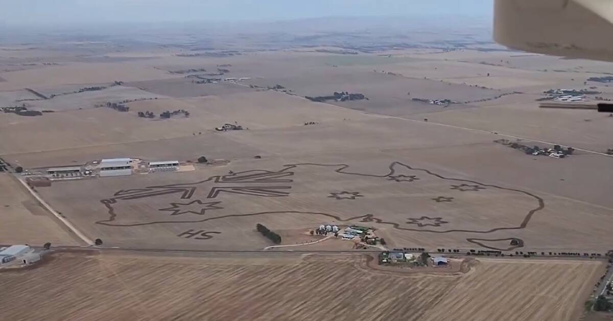 Message in a Lower North paddock captures national attention