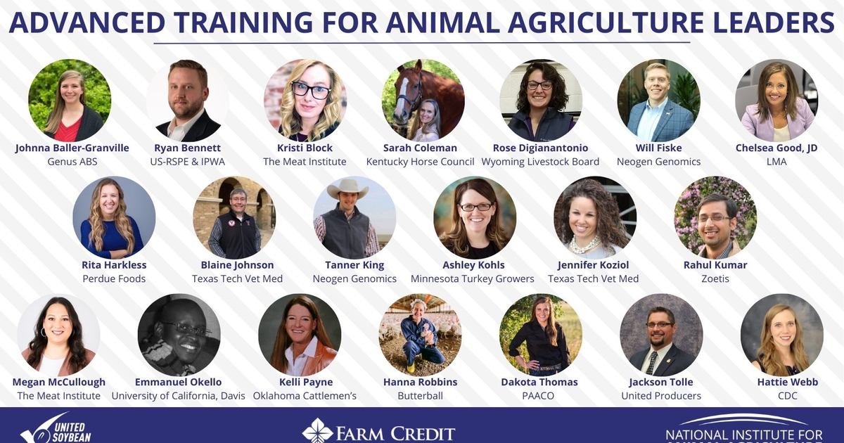 NIAA selects third cohort of animal agriculture leaders