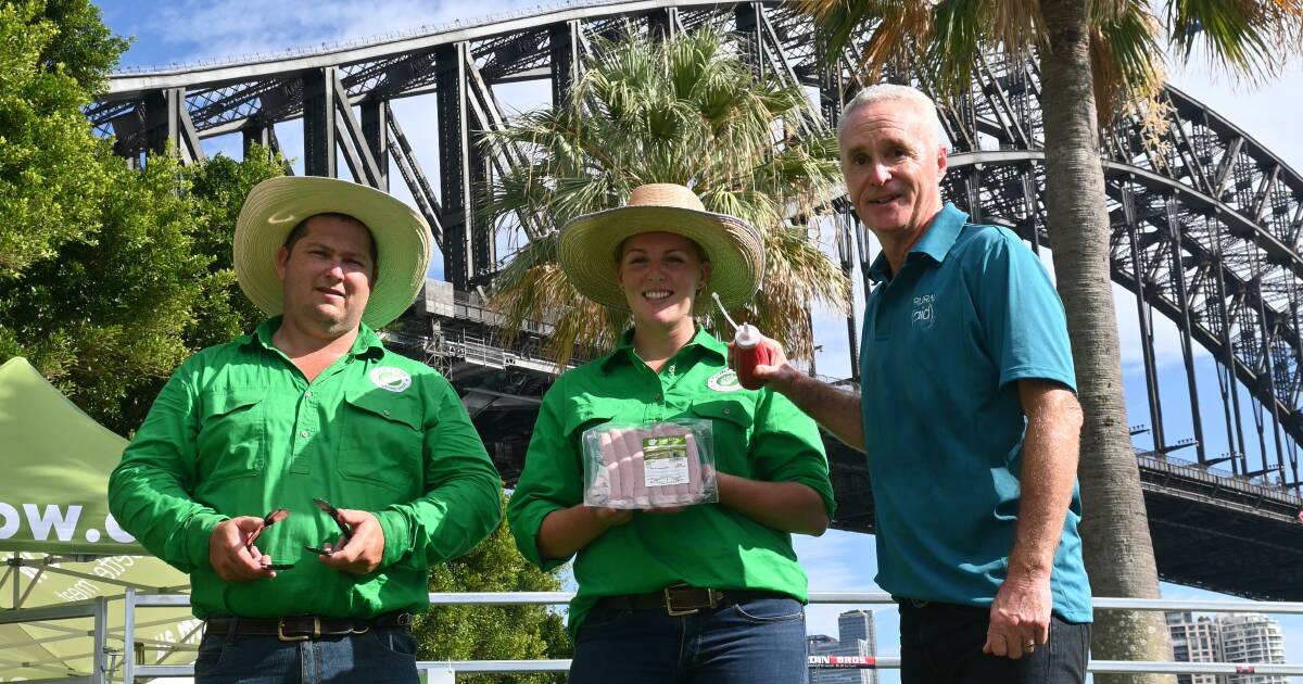 Sharing the farmers' message with Sydney this Australia Day