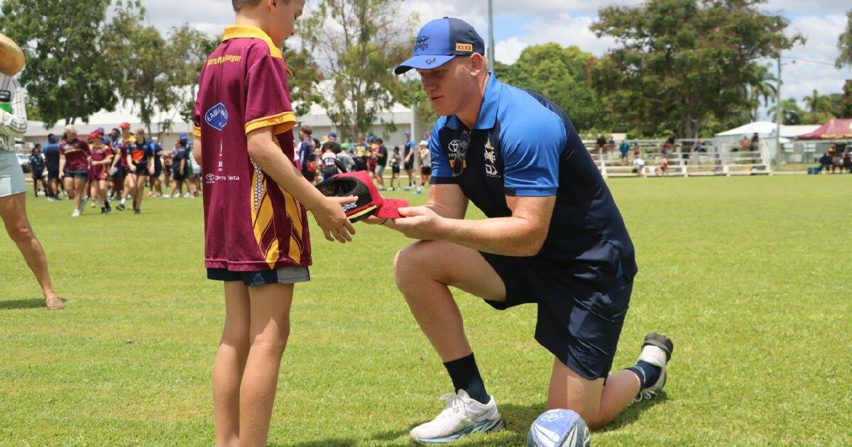 Rugby league stars put NQ club through its paces