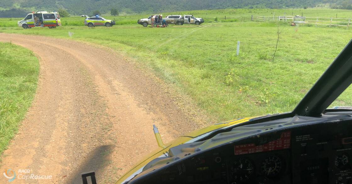 Woman airlifted from Dalma property after cattle yard accident