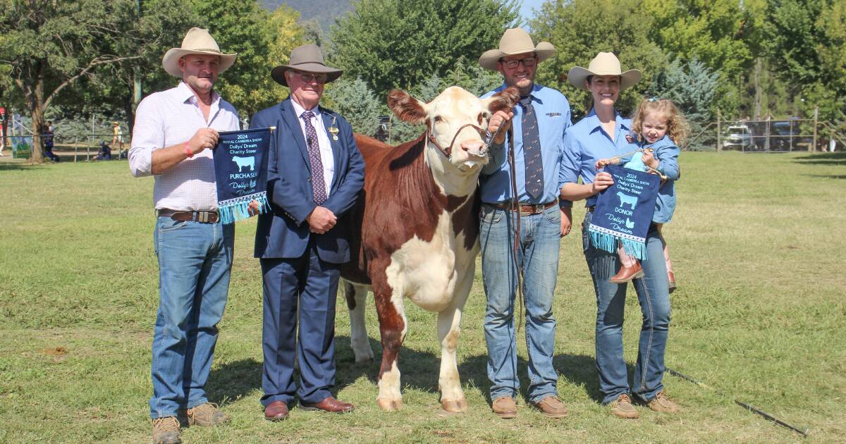 More than $12,000 raised for Dolly's Dream in Canberra Royal steer auction