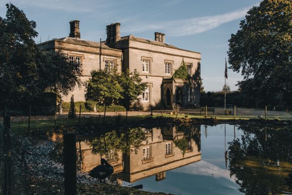 A magnificent Cumbrian hall with a spectacular central staircase