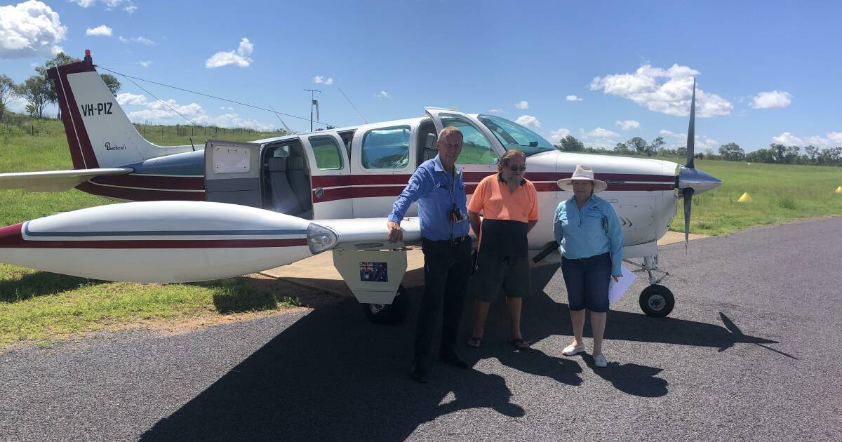 Angel Flight to the rescue for flooded husband at Georgetown