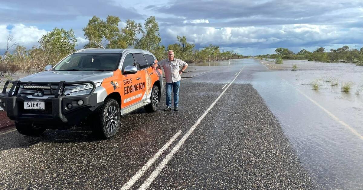 Highway cut again as the big wet continues its rain dump across inland NT