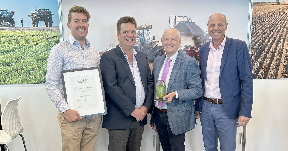 Professor Ross Kingwell receives GRDC Seed of Light award in Perth. | Farm Weekly