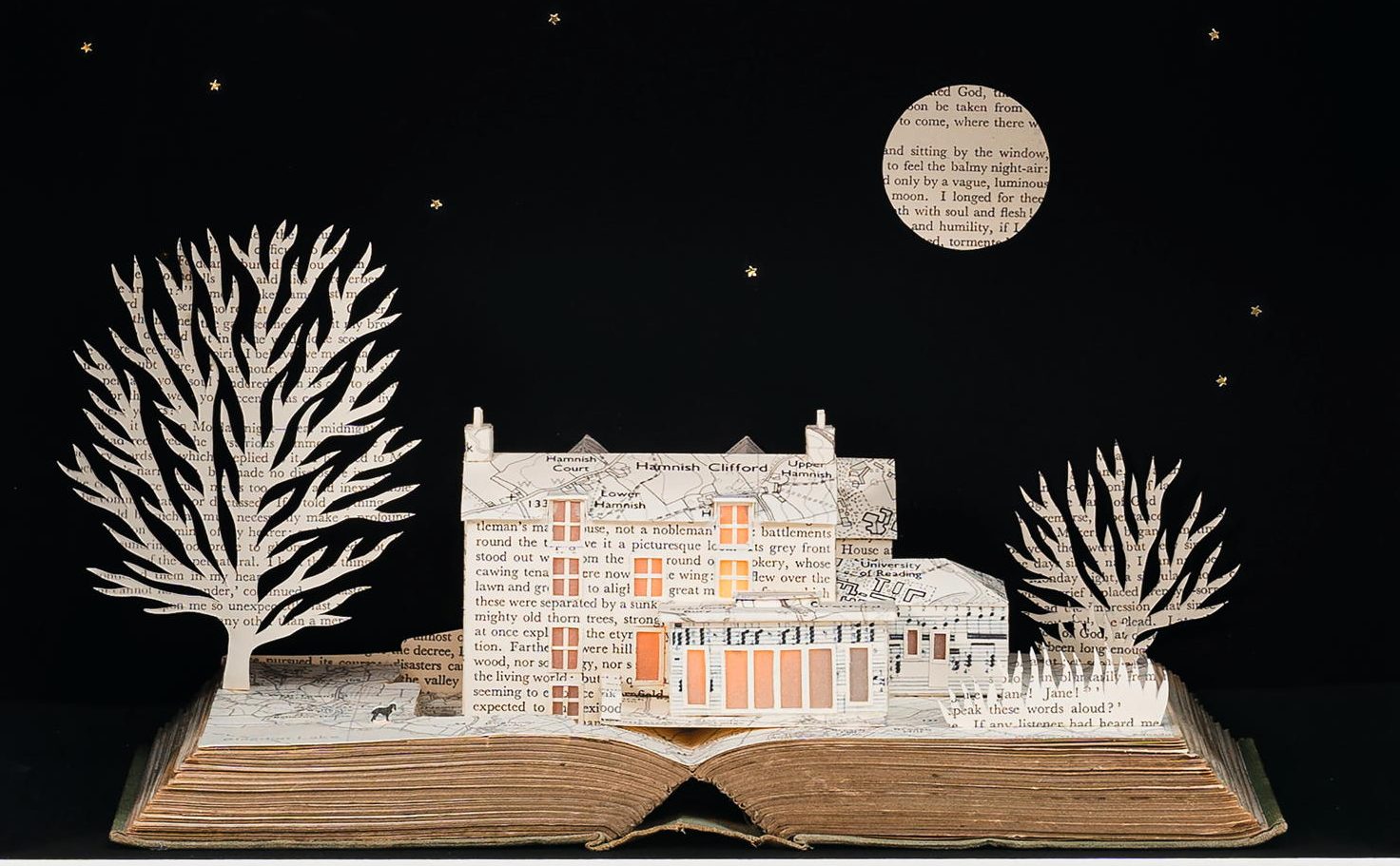 Paper houses: The Somerset artists turning books into model country homes