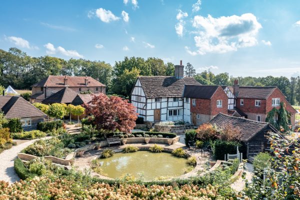 A West Sussex farmhouse with its own vineyard where you could make 40,000 bottles a year