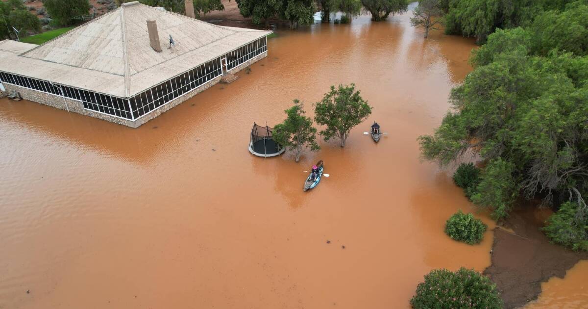 One of our driest spots is today our wettest – again