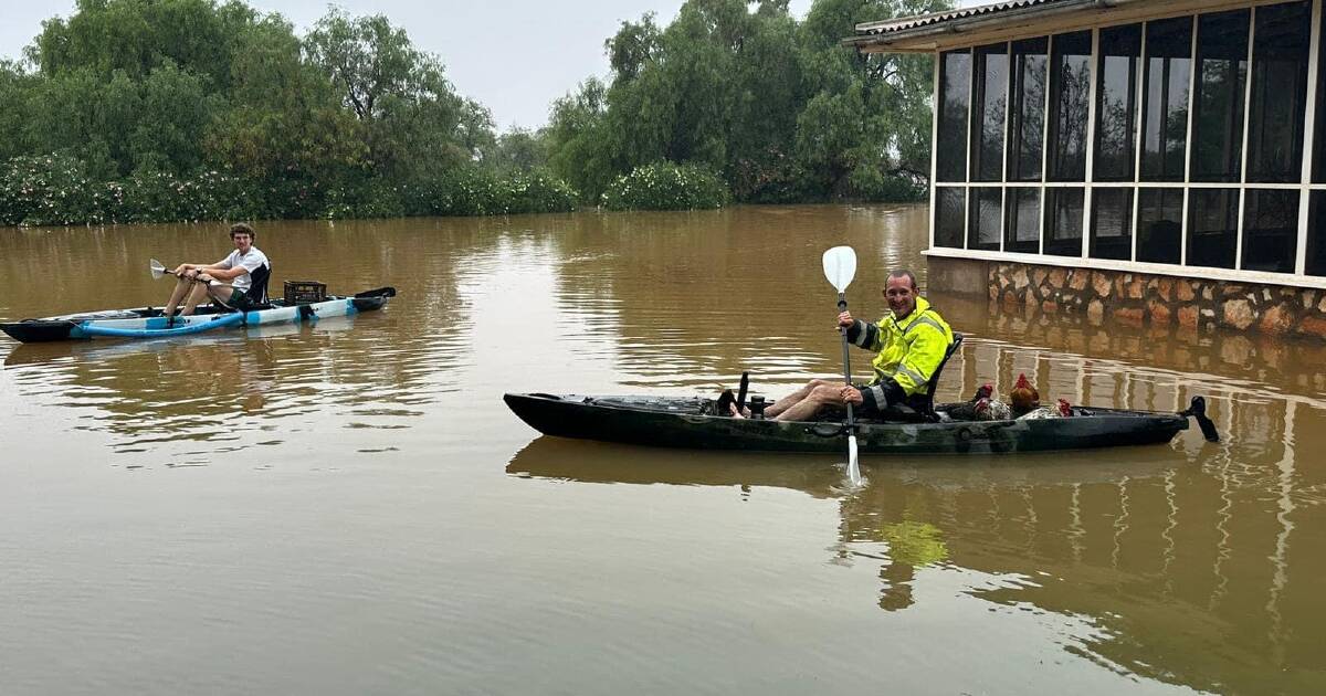 From drought to floods: Parts of Rawlinna station soaked in downpour