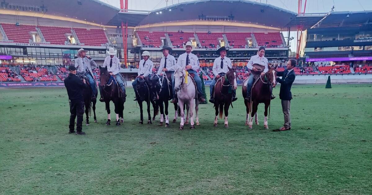 Joint winners on opening night of the 2024 Sydney Royal WC Campdraft